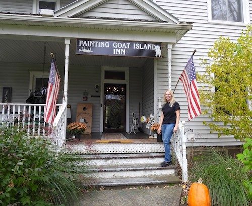 A haunting time at ‘Fainting Goat Island Inn’; Inn owner prepares for favorite time of the year
