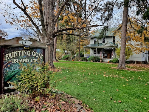 A haunting time at ‘Fainting Goat Island Inn’; Inn owner prepares for favorite time of the year