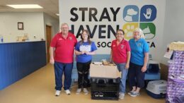 Local motorcycle group collects donations for two local animal shelters