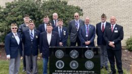 Veterans Monument dedicated at Guthrie Robert Packer Hospital 