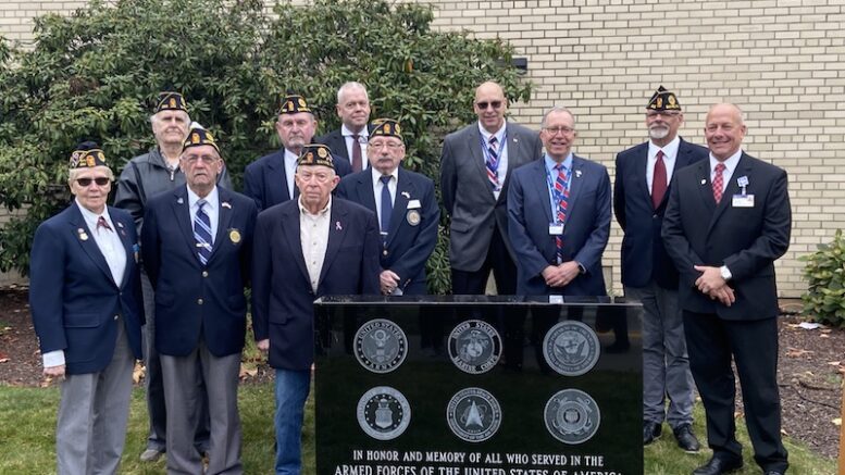 Veterans Monument dedicated at Guthrie Robert Packer Hospital 
