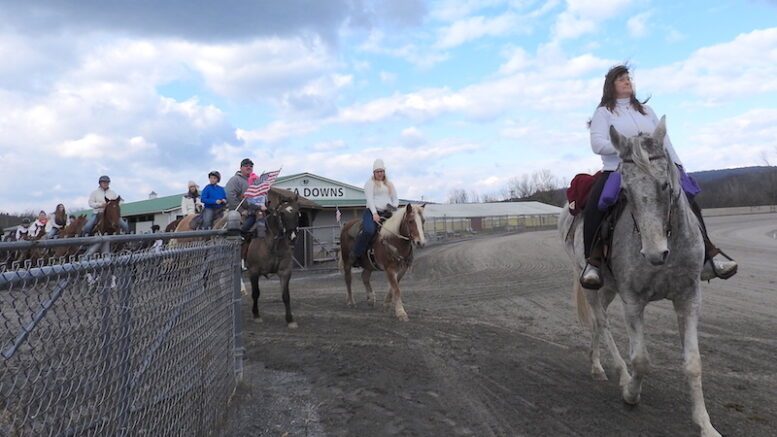 Walking in solidarity and support; Memorial walk held for the 30 horses that perished in the November 9 fire