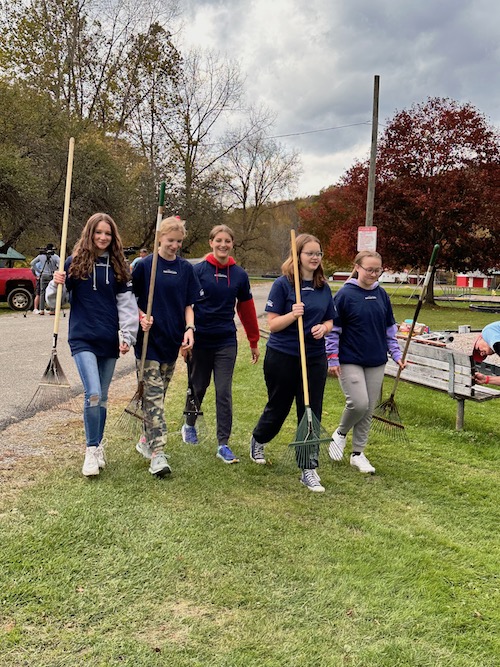 Volunteering in America; Trout Ponds project underway in Newark Valley
