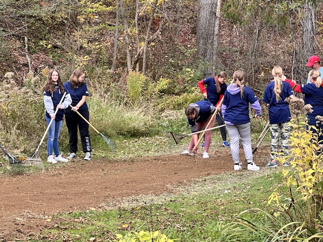 Volunteering in America; Trout Ponds project underway in Newark Valley