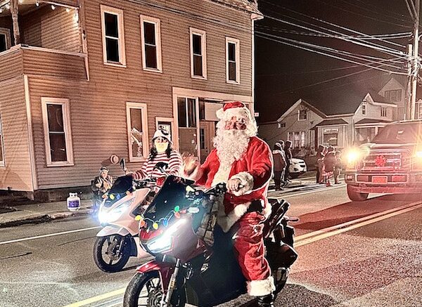Lights illuminate Main Street in Candor during the annual Holiday Parade