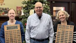 Skip Roupp recognized for library donation