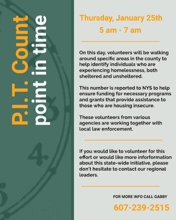 Homeless count taking place this month 