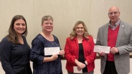 Guthrie Veterans Committee and Sayre House Of Hope awarded Tioga Downs Regional Community Foundation grants