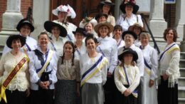 Tioga County celebrates the return of the Bell of Sessions and the County’s Historian, Emma Sedore 