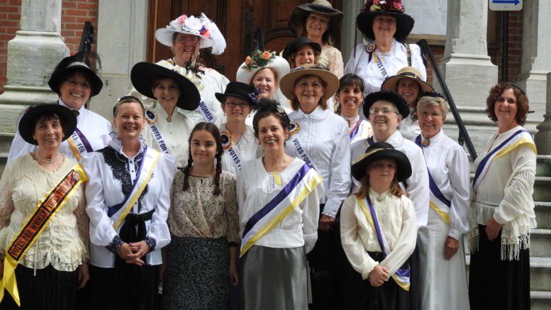 Tioga County celebrates the return of the Bell of Sessions and the County’s Historian, Emma Sedore 