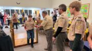 Eight Scouts from Pack 37 earn the highest rank in Cub Scouts and transition to Scouts BSA