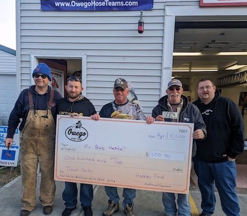 Owego Hose Team to host annual April Trout Derby; Contest scheduled for April 13; BBQ in the Flats