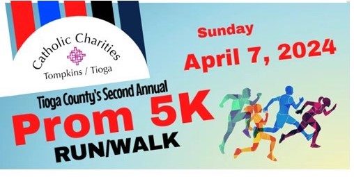 Road closures announced for Tioga County Prom 5K; Event taking place on April 7; benefits After Prom and Graduation Parties