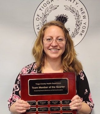 Tioga County Public Health announces Employee of the First Quarter 2024