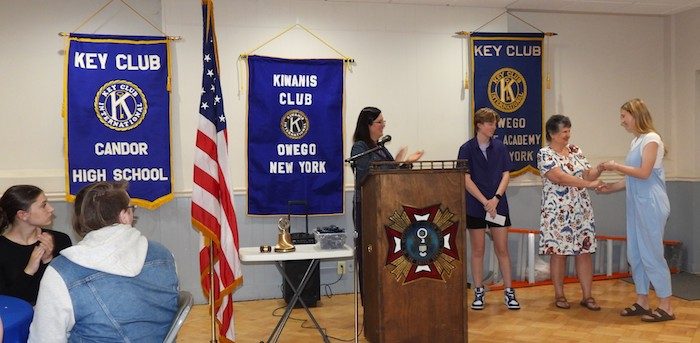 Owego Kiwanis extends scholarships to Key Club members