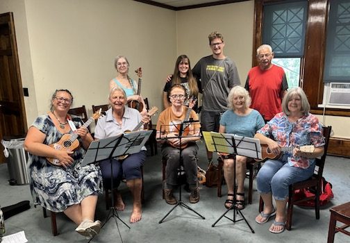 Come and Strum with The Tioga Ukulele Group; next Jam Session is July 6