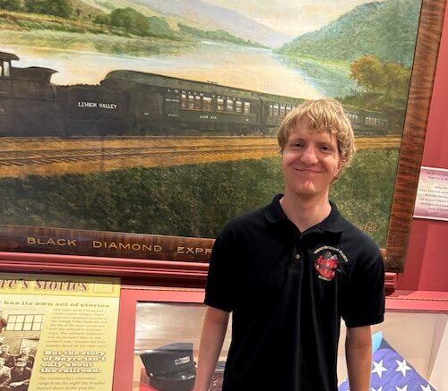 Jonathon Gulyas joins the staff at the Sayre Historical Society