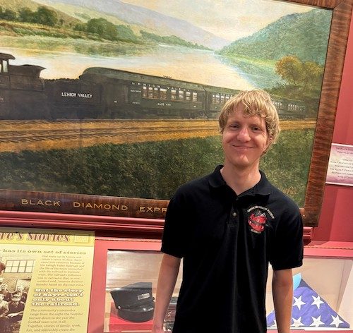 Jonathon Gulyas joins the staff at the Sayre Historical Society