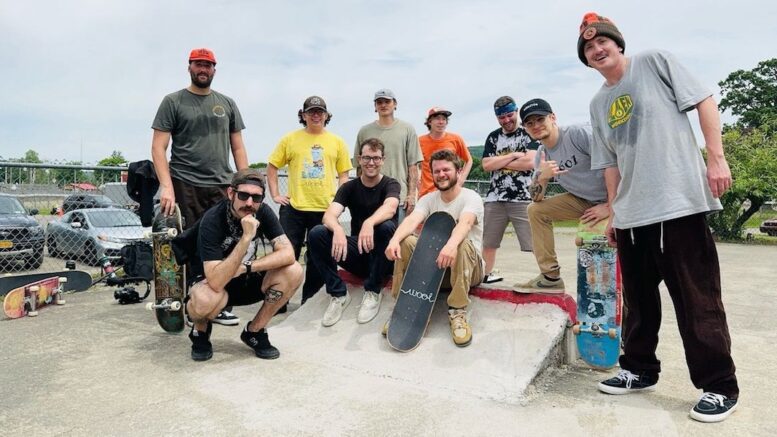 Boarders take to the park