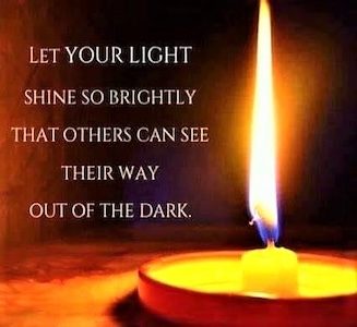 Happy Diwali, Be Light Not Heavy; Become the living lights, connected to the One True Light to awaken others to shine, and the darkness vanishes like it was never there