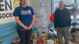 Santa Photo donations arrive at Stray Haven!