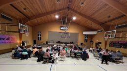 New Friends Dinner held at the Nazarene Gymnasium