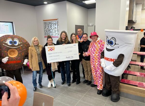 Photo: Ribbon Cutting held at Dunkin Donuts to celebrate remodeled building