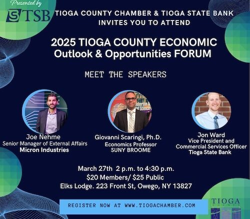 2025 Tioga County Economic Forecasting Forum: Outlook and Opportunities