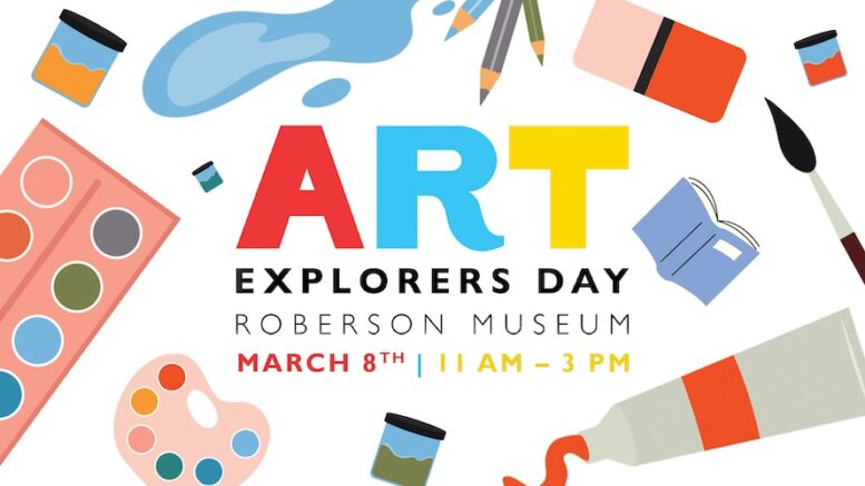 Roberson Museum Celebrates Youth Art Month with Art Explorers Day