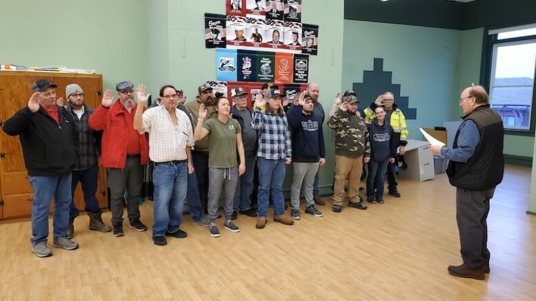 Sayre Borough Mayor swears in new 'Fire Police'