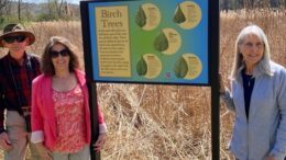 Greenway unveils educational sign on Earth Day