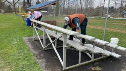 Hyde Park readied for opening day of Owego Little League on Saturday!