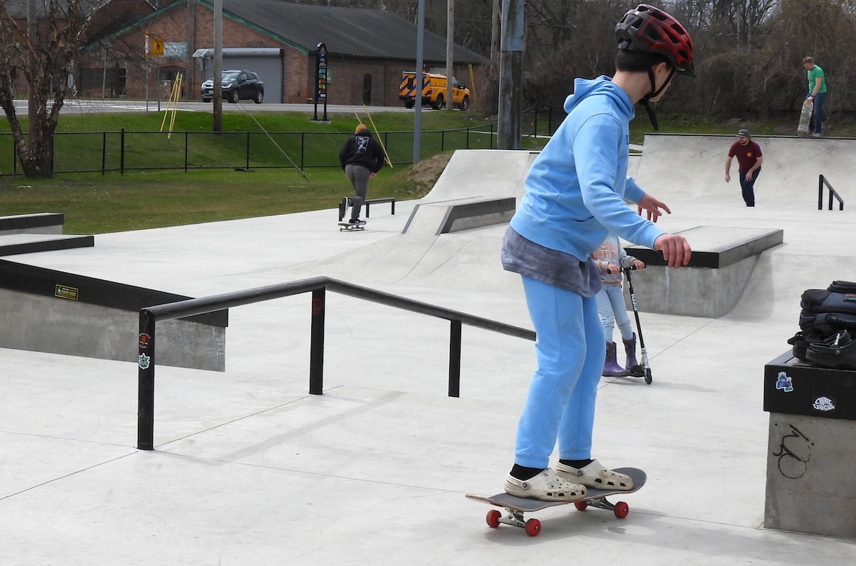 Fast-paced fun at Owego’s skatepark