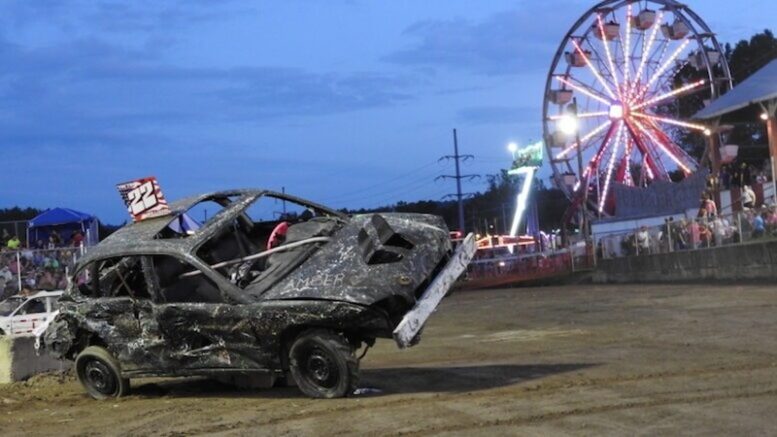 Demo Derby Action at this year’s County Fair