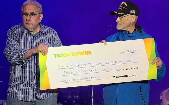 Tioga Downs and Gural Family Donate $70,000 to Southern Tier Veterans Support Group