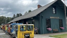 Riding the Rails; Enthusiasts gather for railcar excursion