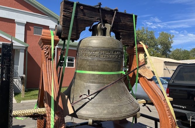Liberty Rings Out in Owego; Liberty Bell Delivered to Owego on Constitution and Citizenship Day